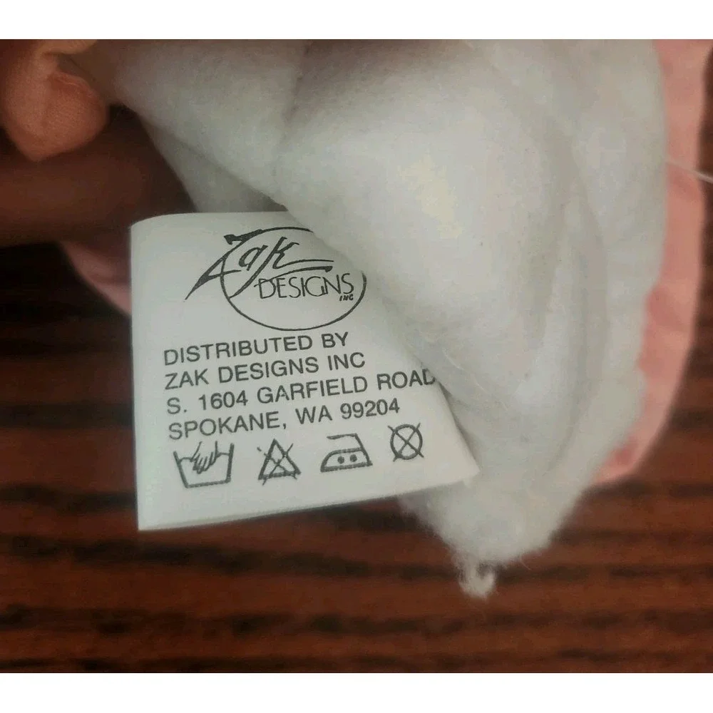 Vintage 1986 Zak Designs 1st Prize Pink Pig Oven Mitt Pot Holder Quilted BRANDED